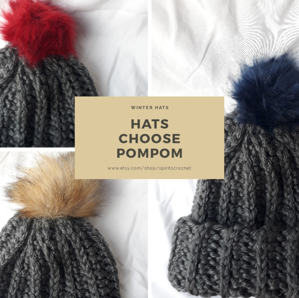 Soft and warm handmade hat